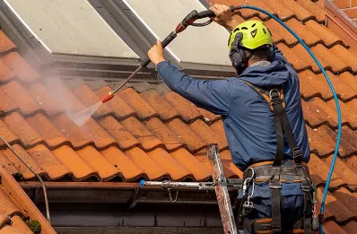 Démoussage et hydrofuge de toiture à Elliant